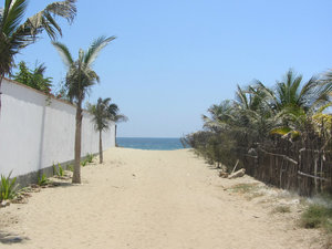 Heading to the north beach in Mancora