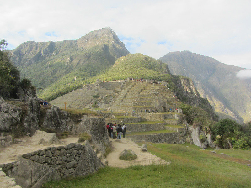 Machu Picchu - looking towards Machu Picchu mountain