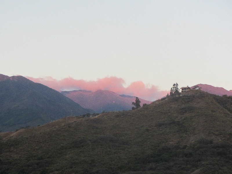 Vilcabamba at sunset