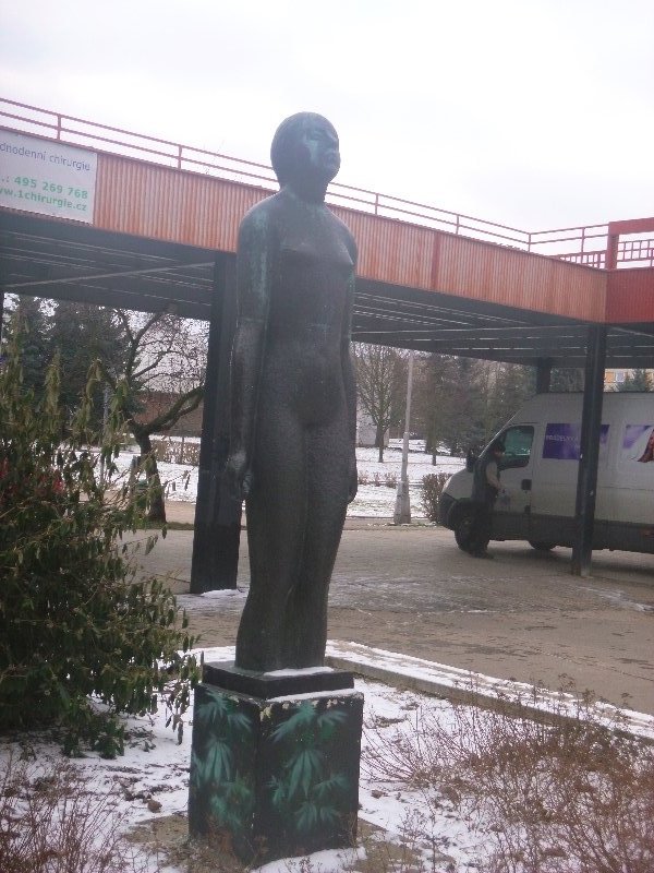 Statue near Katka's School