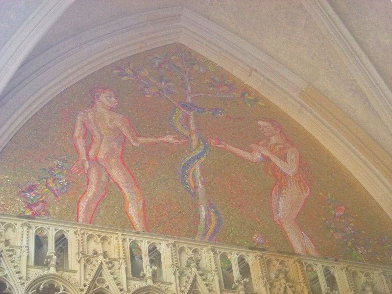 Painting inside St. Vitus