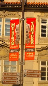 Museum of Torture sign