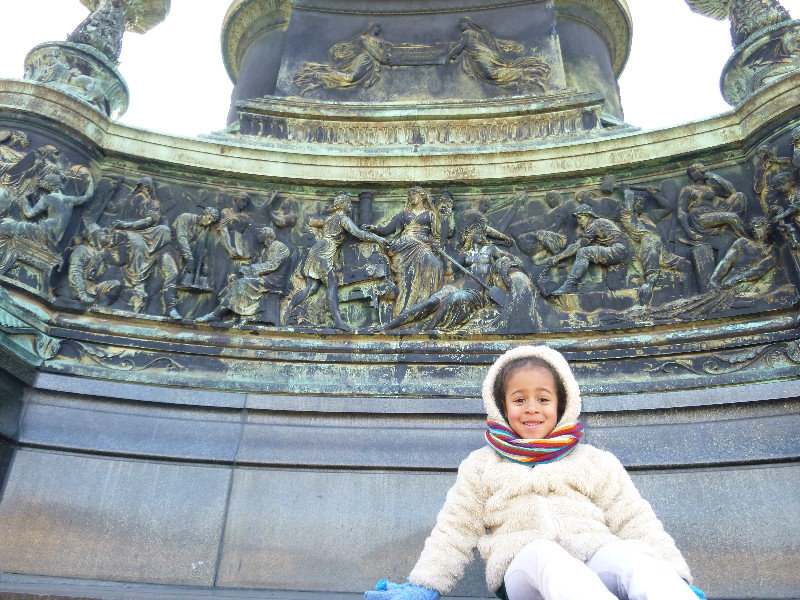 Ava in front of the Opera House