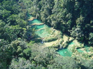 Semuc Champey - The view from El Mirador
