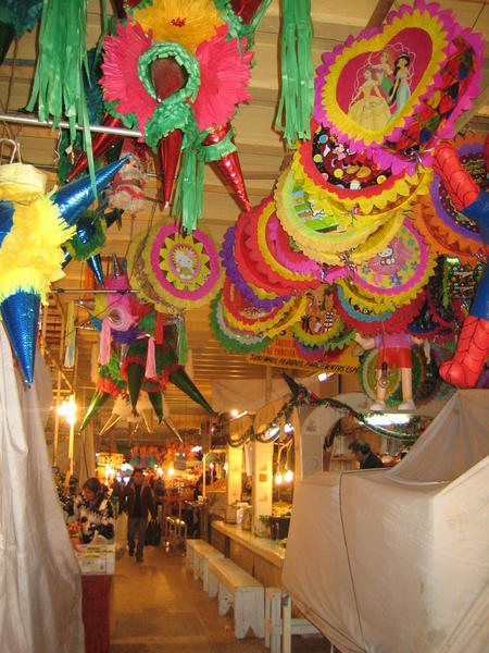 The market at Xochmilco