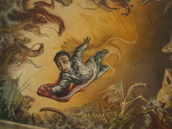 Ceiling painting in Castillo Chapultepec