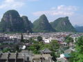 Yangshuo from the hill