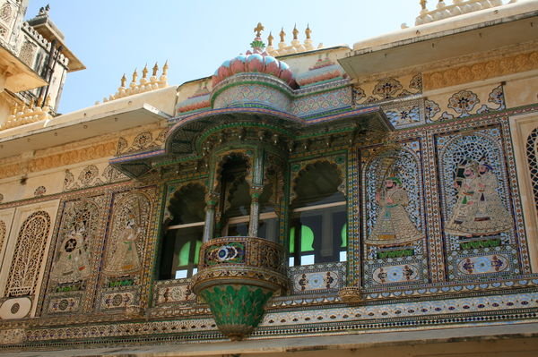 City palace balcony