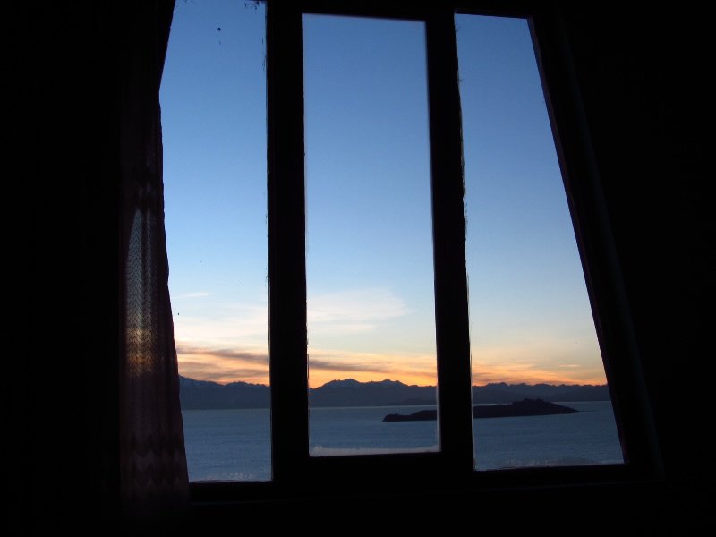 Sunrise from bed