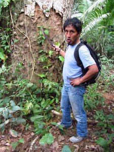 Ivan our jungle guide