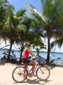 Biking to Playa Bluff, Bocas Del Toro, Panama