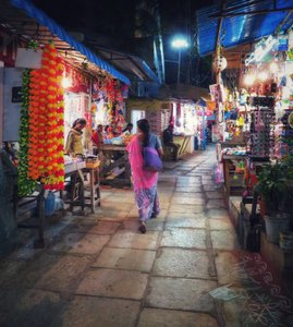 Local Market near Birla Mandir Temple
