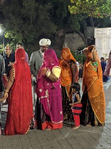 Locals visit Birla Mandir Temple