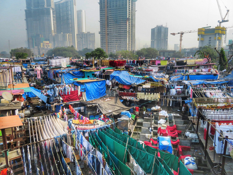 Dhobi Ghat, the largest outdoor laundry in the world