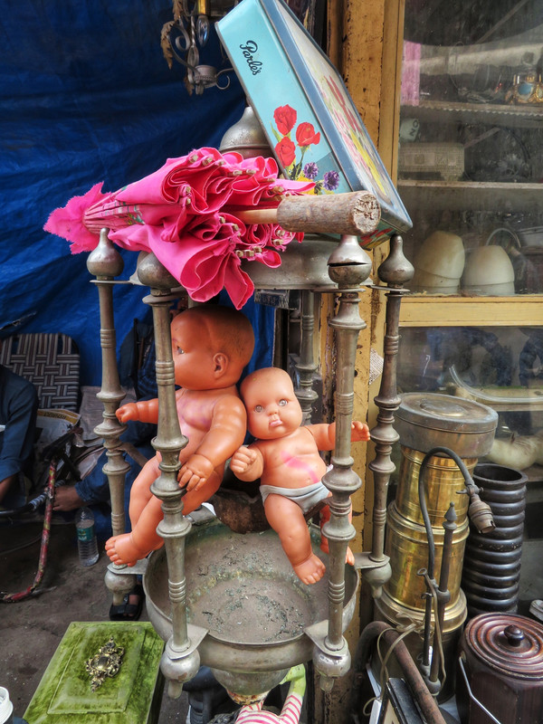 Dolls for sale at Chor Bazaar