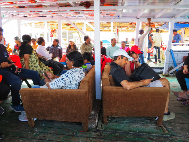 The best seat in the boat - Elephanta Island ferry