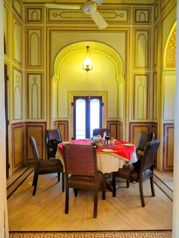 Our breakfast nook at Castle Kanota
