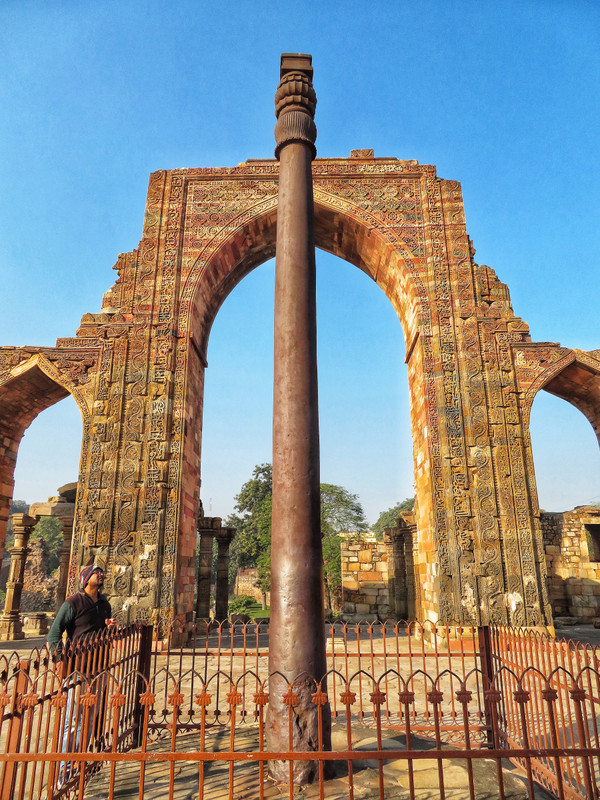 The Iron Ashoka Pillar or Delhi that has never rusted
