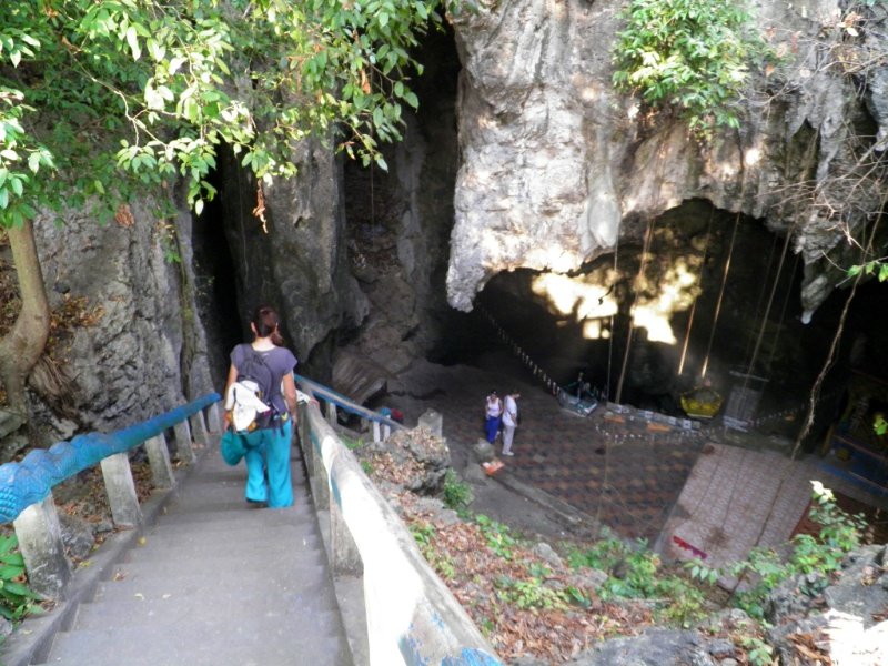 The Descent into the Caves