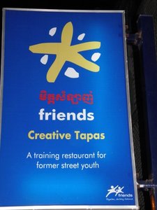 Friends Restaurant Sign