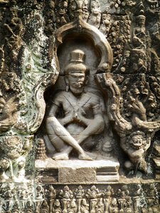 Carvings at Preah Khan