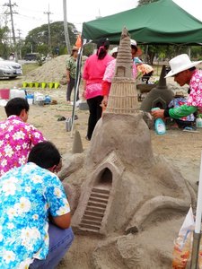 Sand Stupa Competition