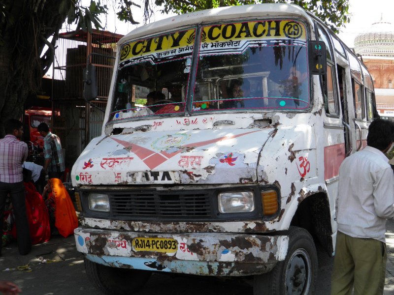 Banged Up Bus - Jaipur