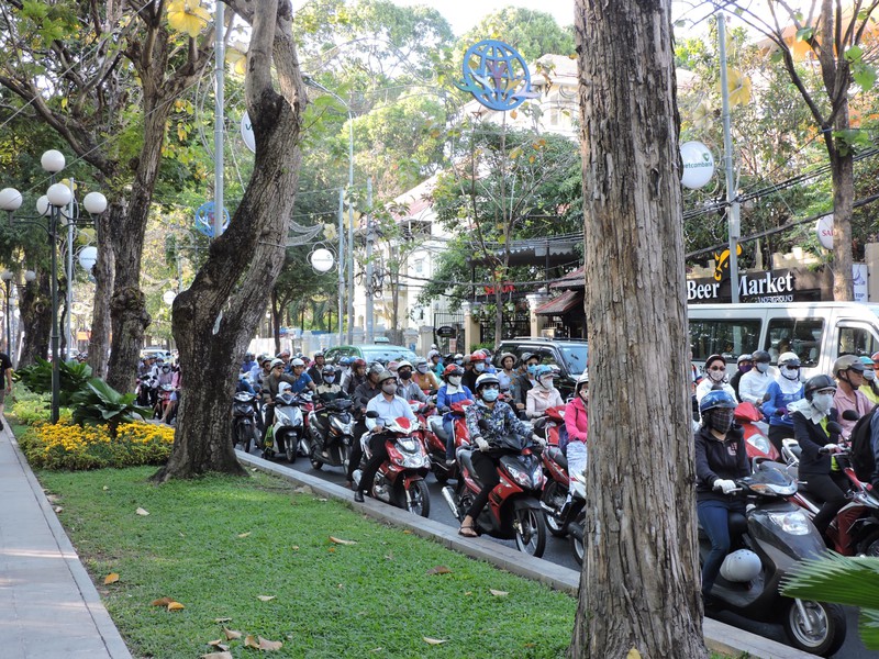 Busy Saigon Streets