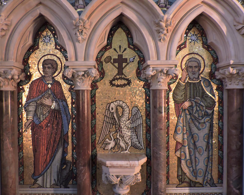 Mosaics Inside A Church
