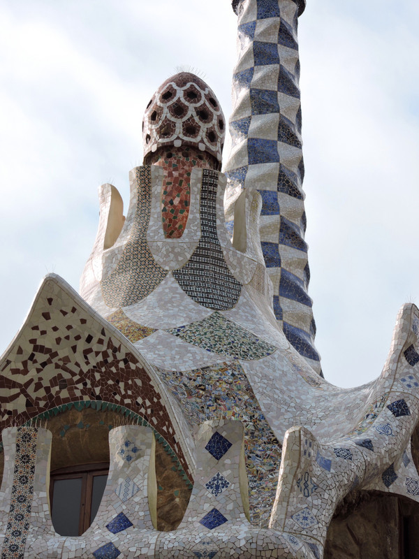 Park Guell - Mosaic Roof of the Porter's Lodge
