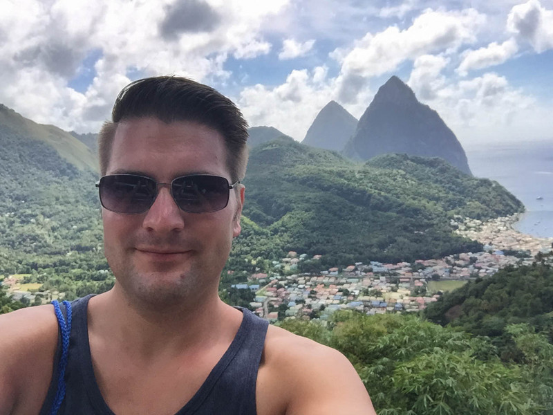 Selfie with Pitons 