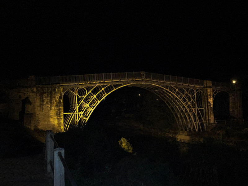Iron Bridge at night