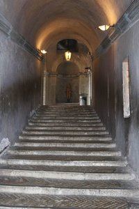 Steps to the top of Castel Sant'Angelo