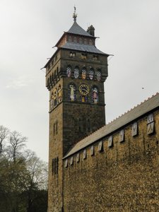 The clock tower of the castle