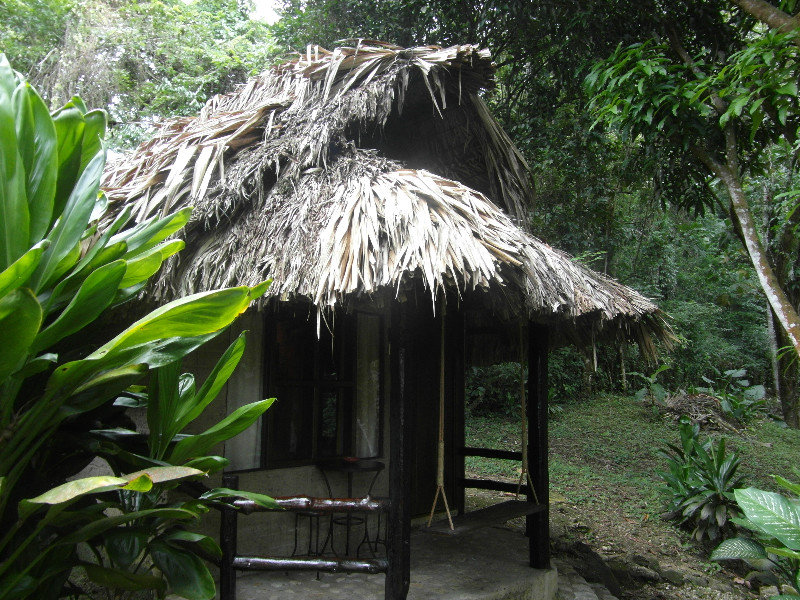 Wooden hut I slept in
