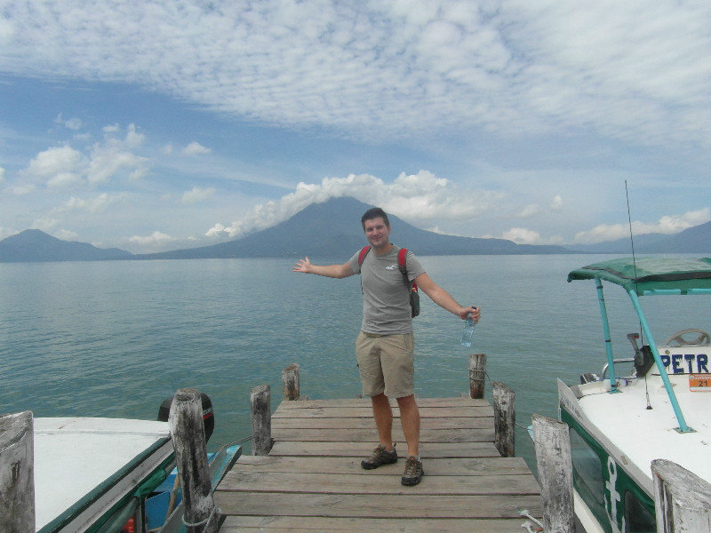 Me with Lake Atitlan