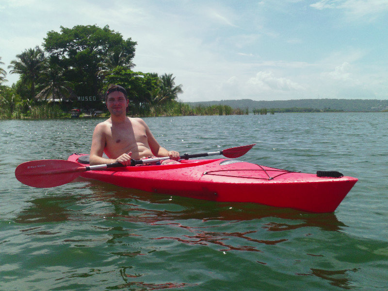 Me kayaking