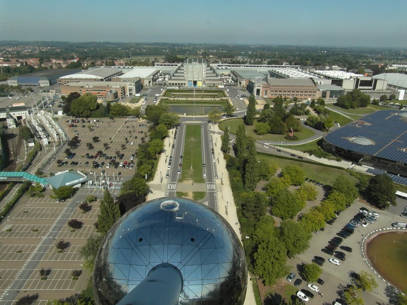 View from Atomium
