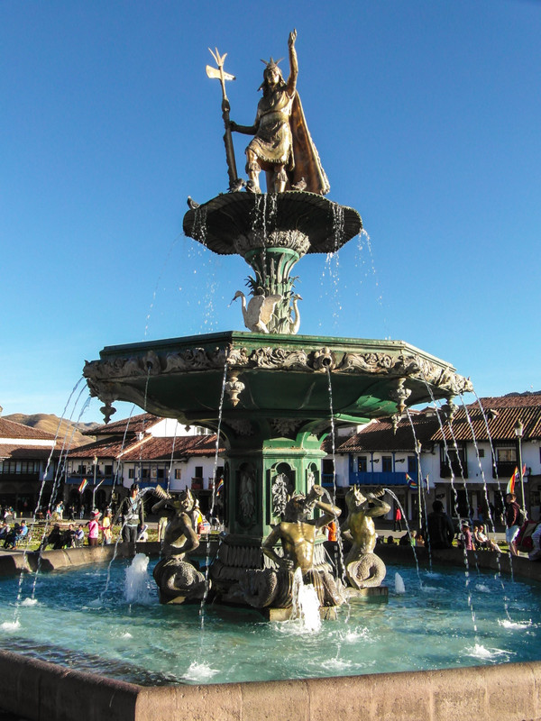 Water fountain of Plaza de Armas
