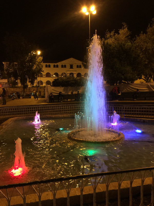 Water Fountain of Plaza de San Francisco