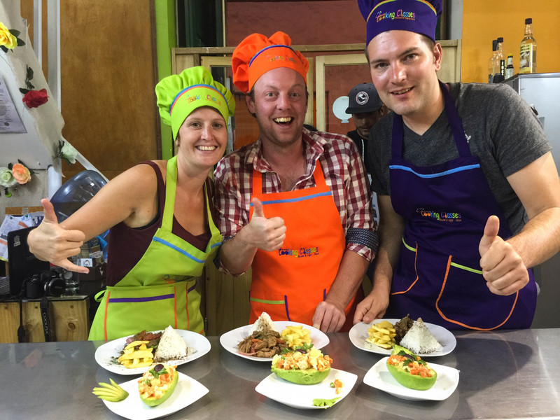 Peruvian cooking class complete