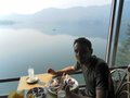 Breakfast at Pokhara lake