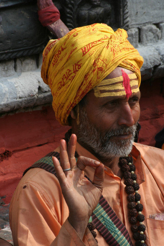 Pashupatinath worshiper