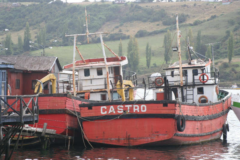 Castro fishermen boat