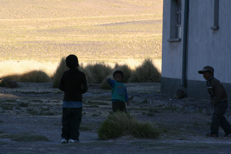 Kids in San Antonio de Lipez