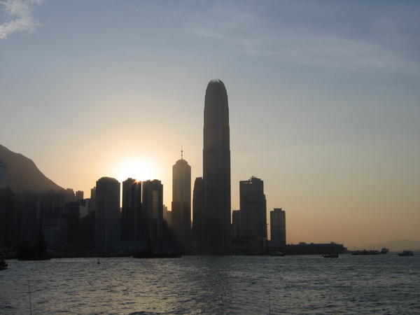 Sunset Over Hong Kong