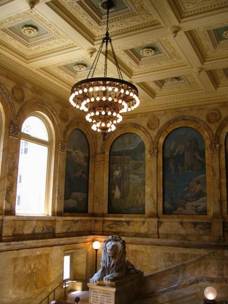Inside Boston Library
