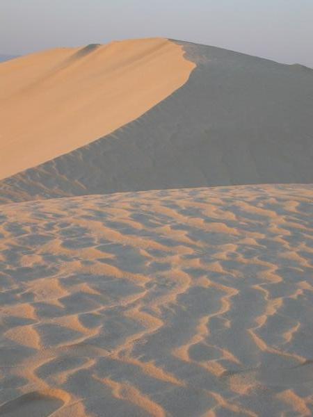 Desert sands at sunset