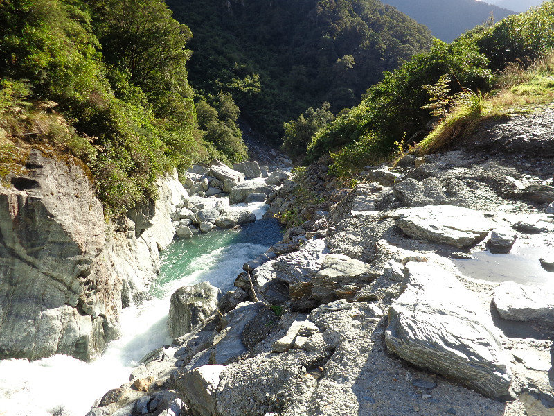 A ravine on the way to Haast