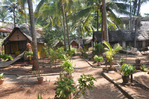 Bamboo village
